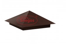 Колпак на столб забора Snegos "Эконом" 400мм в Новоуральске