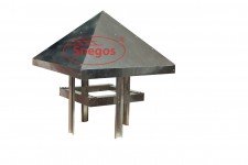 Зонт на трубу Snegos "Классик" 3Т-1500-2500, оцинкованный в Сухом Логе