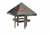 Зонт на трубу Snegos "Классик" 3Т-600-1500, оцинкованный в Верх-Нейвинске
